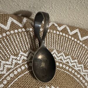 Vintage-Antique Silver Baby Feeding or Medicine Spoon Collectible